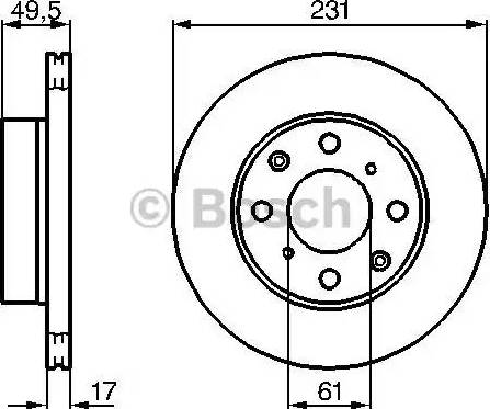 BOSCH 0 986 478 347 - Kočioni disk www.molydon.hr