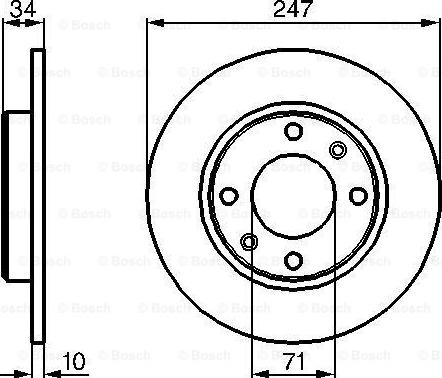 BOSCH 0 986 478 359 - Kočioni disk www.molydon.hr