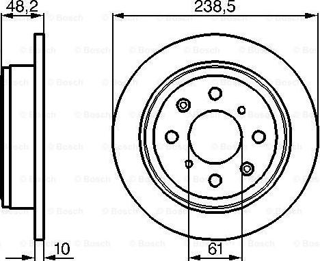 BOSCH 0 986 478 350 - Kočioni disk www.molydon.hr