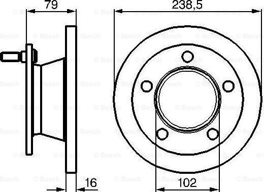 BOSCH 0 986 478 357 - Kočioni disk www.molydon.hr