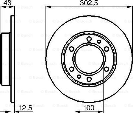 BOSCH 0 986 478 304 - Kočioni disk www.molydon.hr