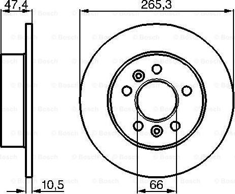 BOSCH 0 986 478 305 - Kočioni disk www.molydon.hr