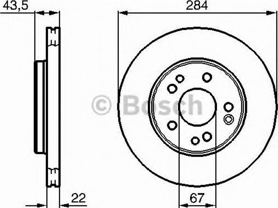 BOSCH 0 986 478 300 - Kočioni disk www.molydon.hr