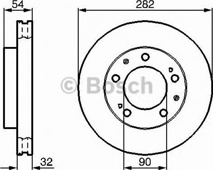 BOSCH 0 986 478 312 - Kočioni disk www.molydon.hr