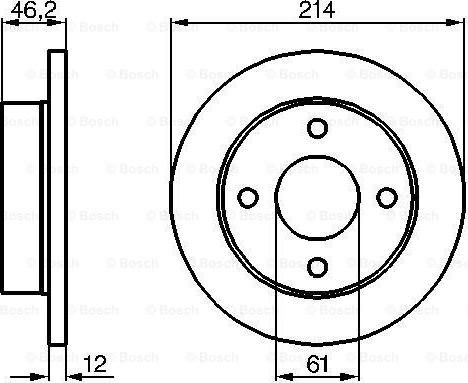 BOSCH 0 986 478 389 - Kočioni disk www.molydon.hr