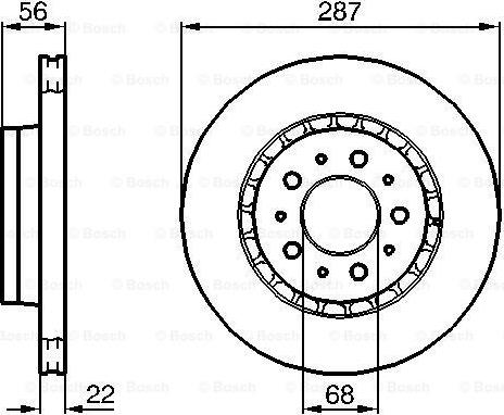 BOSCH 0 986 478 388 - Kočioni disk www.molydon.hr