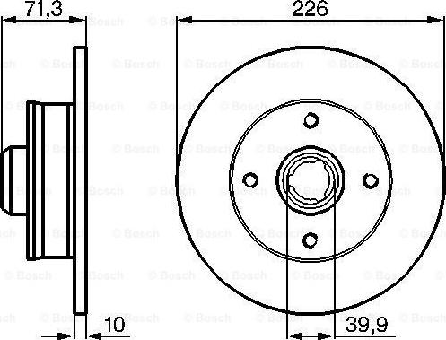 BOSCH 0 986 478 331 - Kočioni disk www.molydon.hr