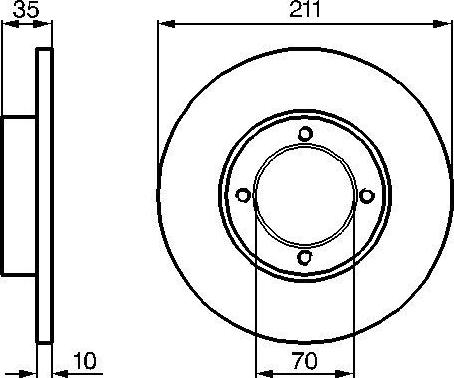 BOSCH 0986478338 - Kočioni disk www.molydon.hr