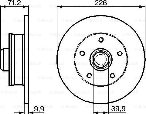 BOSCH 0 986 478 332 - Kočioni disk www.molydon.hr