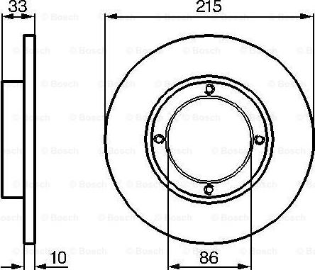 BOSCH 0 986 478 376 - Kočioni disk www.molydon.hr