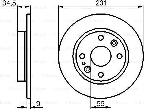 BOSCH 0 986 478 242 - Kočioni disk www.molydon.hr