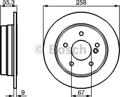 BOSCH 0 986 478 255 - Kočioni disk www.molydon.hr