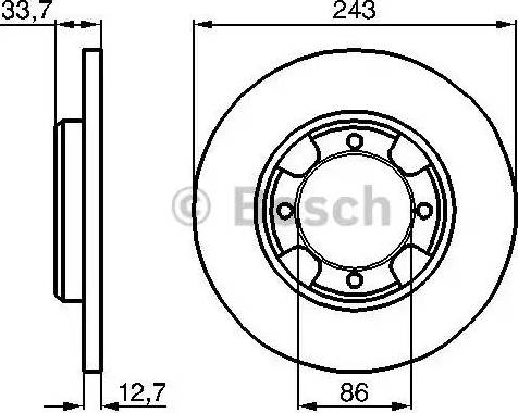 BOSCH 0 986 478 253 - Kočioni disk www.molydon.hr