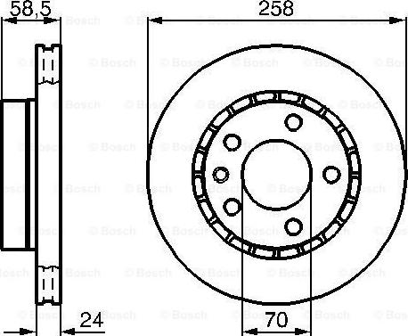 BOSCH 0 986 478 265 - Kočioni disk www.molydon.hr