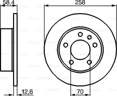 BOSCH 0 986 478 266 - Kočioni disk www.molydon.hr