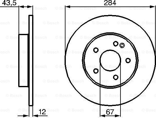 BOSCH 0 986 478 262 - Kočioni disk www.molydon.hr