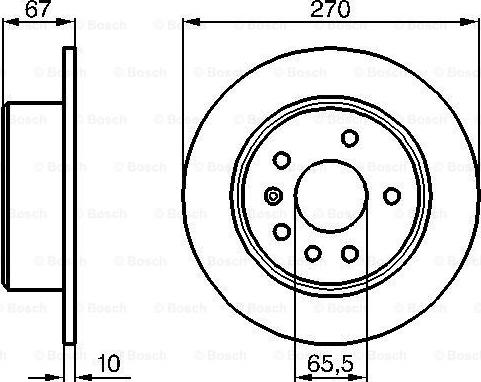 BOSCH 0 986 478 267 - Kočioni disk www.molydon.hr