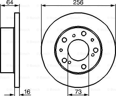 BOSCH 0 986 479 B24 - Kočioni disk www.molydon.hr