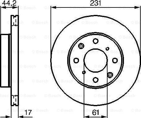 BOSCH 0 986 478 203 - Kočioni disk www.molydon.hr