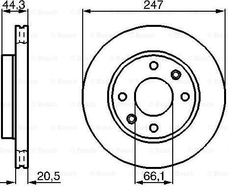 BOSCH 0 986 478 211 - Kočioni disk www.molydon.hr