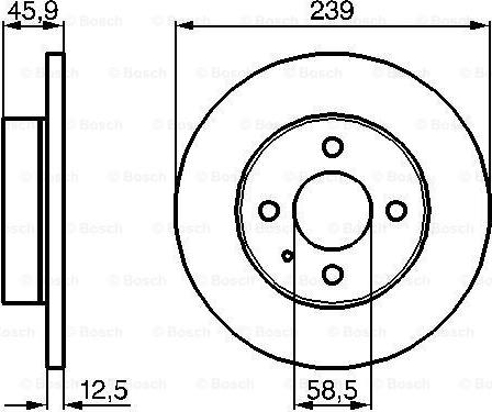 MGA D906 - Kočioni disk www.molydon.hr