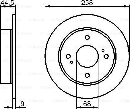 BOSCH 0 986 478 284 - Kočioni disk www.molydon.hr