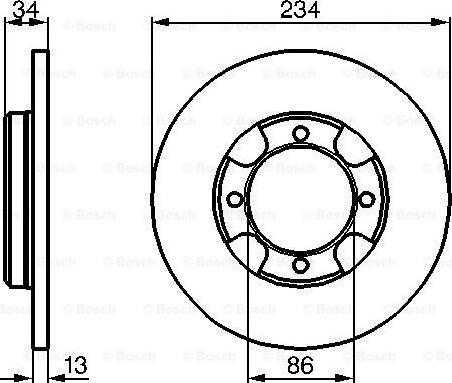 BOSCH 0 986 478 282 - Kočioni disk www.molydon.hr