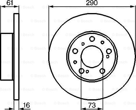 BOSCH 0 986 478 234 - Kočioni disk www.molydon.hr