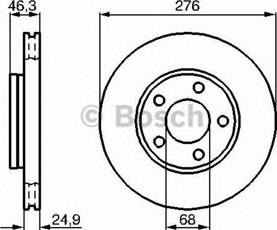 BOSCH 0 986 478 229 - Kočioni disk www.molydon.hr