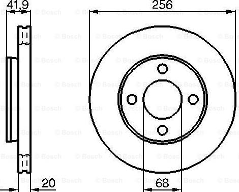 BOSCH 0 986 478 225 - Kočioni disk www.molydon.hr