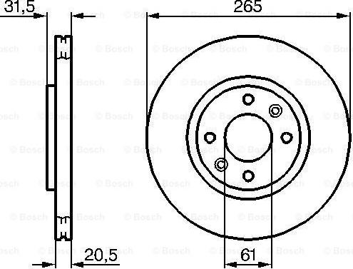 BOSCH 0 986 478 279 - Kočioni disk www.molydon.hr