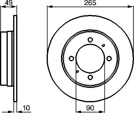 BOSCH 0 986 478 272 - Kočioni disk www.molydon.hr