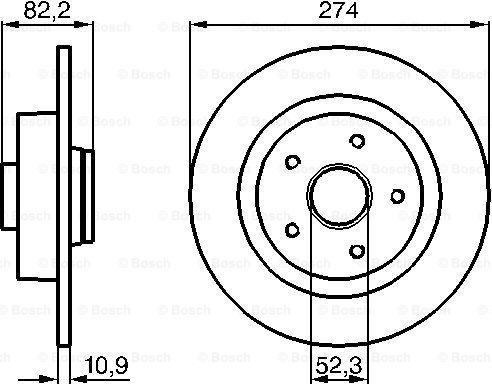 BOSCH 0 986 478 744 - Kočioni disk www.molydon.hr