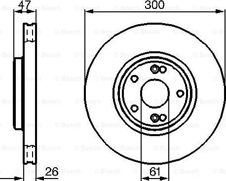 BOSCH 0 986 479 B47 - Kočioni disk www.molydon.hr