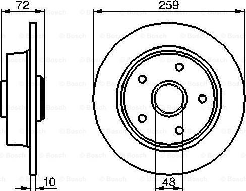 BOSCH 0 986 478 700 - Kočioni disk www.molydon.hr