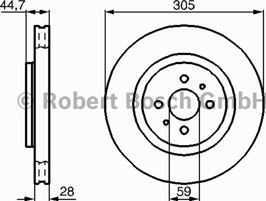 BOSCH 0 986 478 703 - Kočioni disk www.molydon.hr