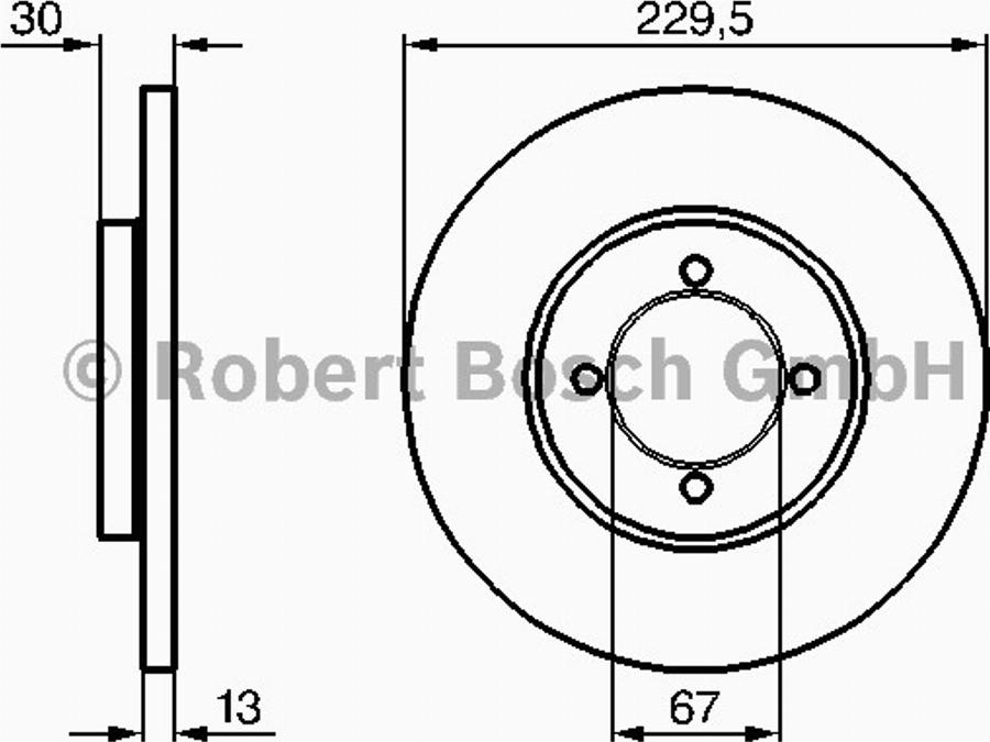 BOSCH 0 986 478 783 - Kočioni disk www.molydon.hr