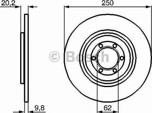 BOSCH 0 986 478 739 - Kočioni disk www.molydon.hr