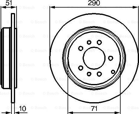 BOSCH 0 986 478 733 - Kočioni disk www.molydon.hr