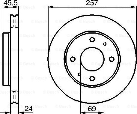 BOSCH 0 986 478 774 - Kočioni disk www.molydon.hr