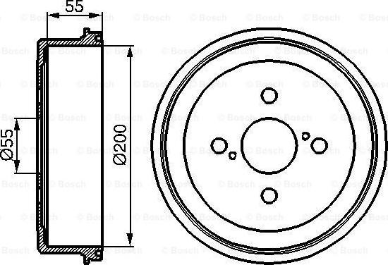 BOSCH 0 986 477 090 - Bubanj kočnica www.molydon.hr