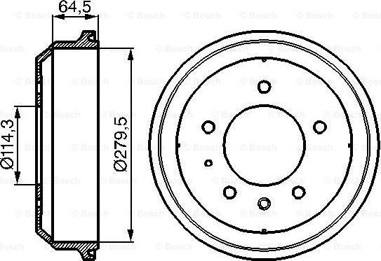 BOSCH 0 986 477 093 - Bubanj kočnica www.molydon.hr