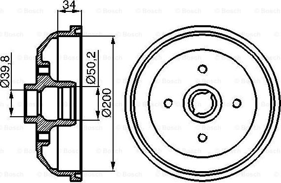 BOSCH 0 986 477 040 - Bubanj kočnica www.molydon.hr