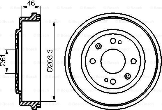 BOSCH 0 986 477 059 - Bubanj kočnica www.molydon.hr