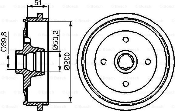 BOSCH 0 986 477 053 - Bubanj kočnica www.molydon.hr