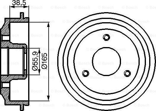 BOSCH 0 986 477 066 - Bubanj kočnica www.molydon.hr