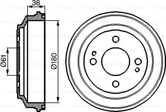 BOSCH 0 986 477 063 - Bubanj kočnica www.molydon.hr