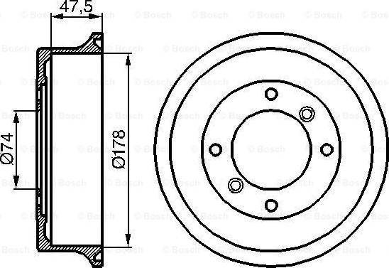 BOSCH 0 986 477 062 - Bubanj kočnica www.molydon.hr