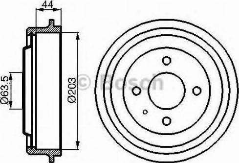 BOSCH 0 986 477 014 - Bubanj kočnica www.molydon.hr