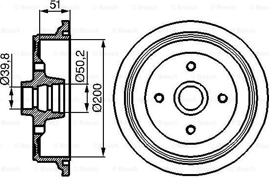 BOSCH 0 986 477 016 - Bubanj kočnica www.molydon.hr